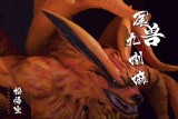 【Pre order】MonkeySon Studios Naruto Nine Tails Kurama SD Scale Resin Statue Deposit