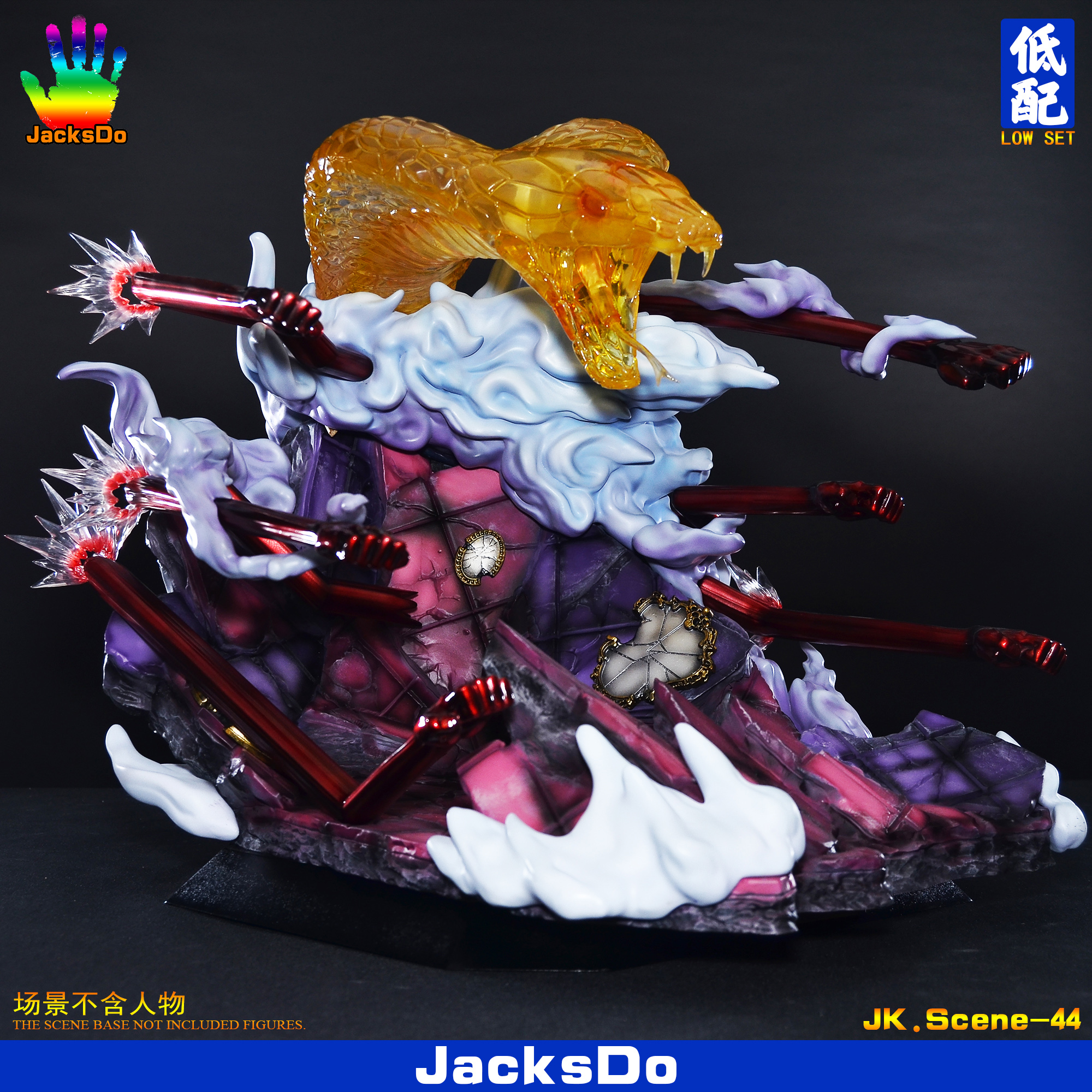 In Stock】JacksDo P.O.P MAX LUFFY SNAKEMAN Scene Base