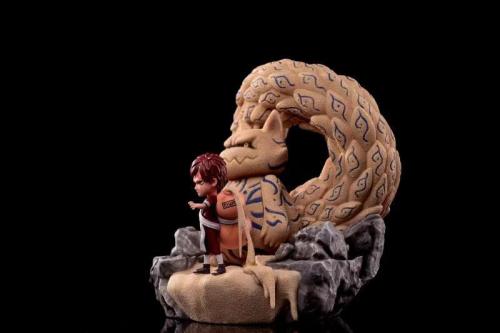 【Pre order】Little Love Studio Naruto One Tail TANUKI Gaara ​SD Scale Resin Statue Deposit
