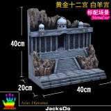 【In Stock】JacksDo Saint Seiya the zodiac constellations JK.Scene-30 I BOX Aries Dirorama Resin Statue