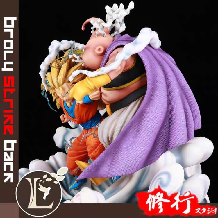 【Pre order】Luyan Xiuxing Studio Dragon Ball Z Super Saiyan3 Goku VS Majin Buu 1:6 Resin Statue Deposit