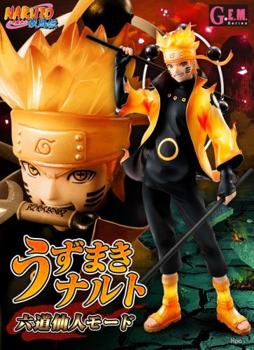 【In Stock】 Megahouse G.E.M. Uzumaki Naruto Rikudou Sennin Mode 1:8 Figure（second edition）