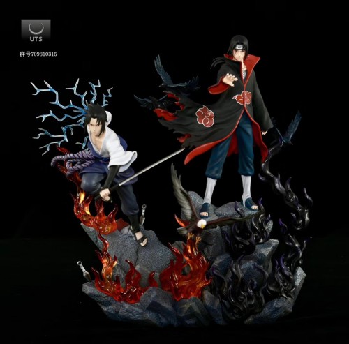 【Pre order】UT Studio Naruto Uchiha Itachi&Sasuke 1/7 Scale Resin Statue Deposit