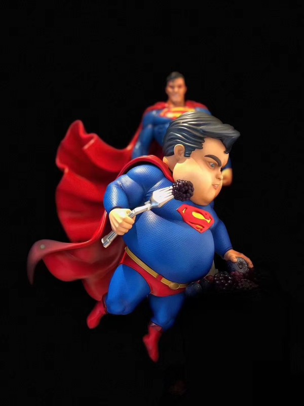 【In Stock】CO Signature DC Fat Superman Chubby Mum Mum Resin Statue