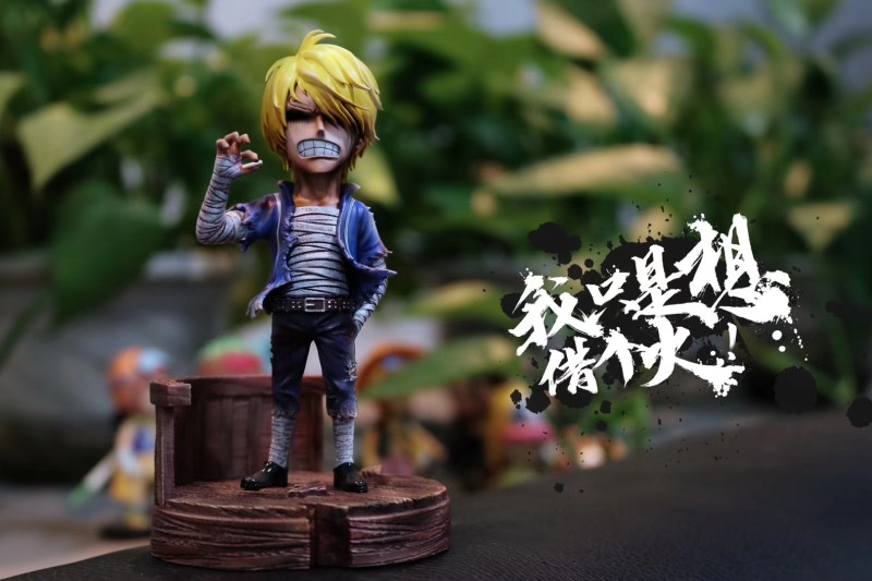 【Pre order】Five Studio One-Piece Sky Piea Sanji SD Scale Resin Statue Doposit