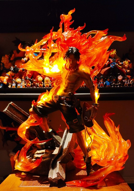【In Stock】Singularity Workshop One-Piece ACE FireFist 1/4 Scale Resin Statue