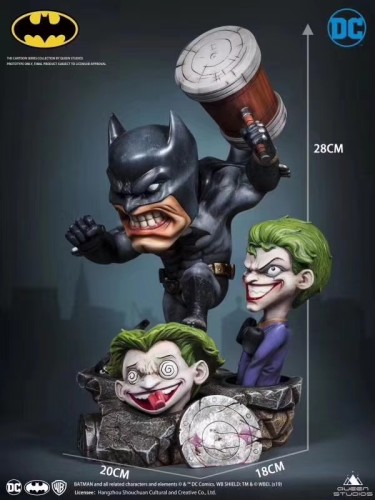 【Pre order】Queen Studio DC Batman & Joker SD Resin Statue Deposit