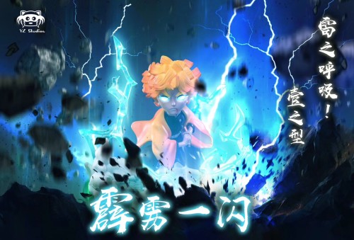 【In Stock】Yz Studio Demon Slayer:Agatsuma Zenitsu Thunder of breathing Resin Statue