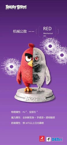 【Pre order】ROVIO Angry Birds RED Designer Toys Resin Statue （Copyright） Deposit