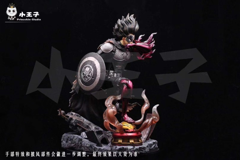 【In Stock】PrinceKin Studio One-Piece Luffy cos HYDRA Captain America Resin Statue