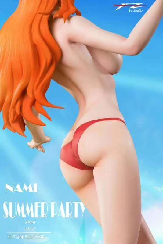 【In Stock】Fz Studio One-Piece Nami Summer Party Resin Statue