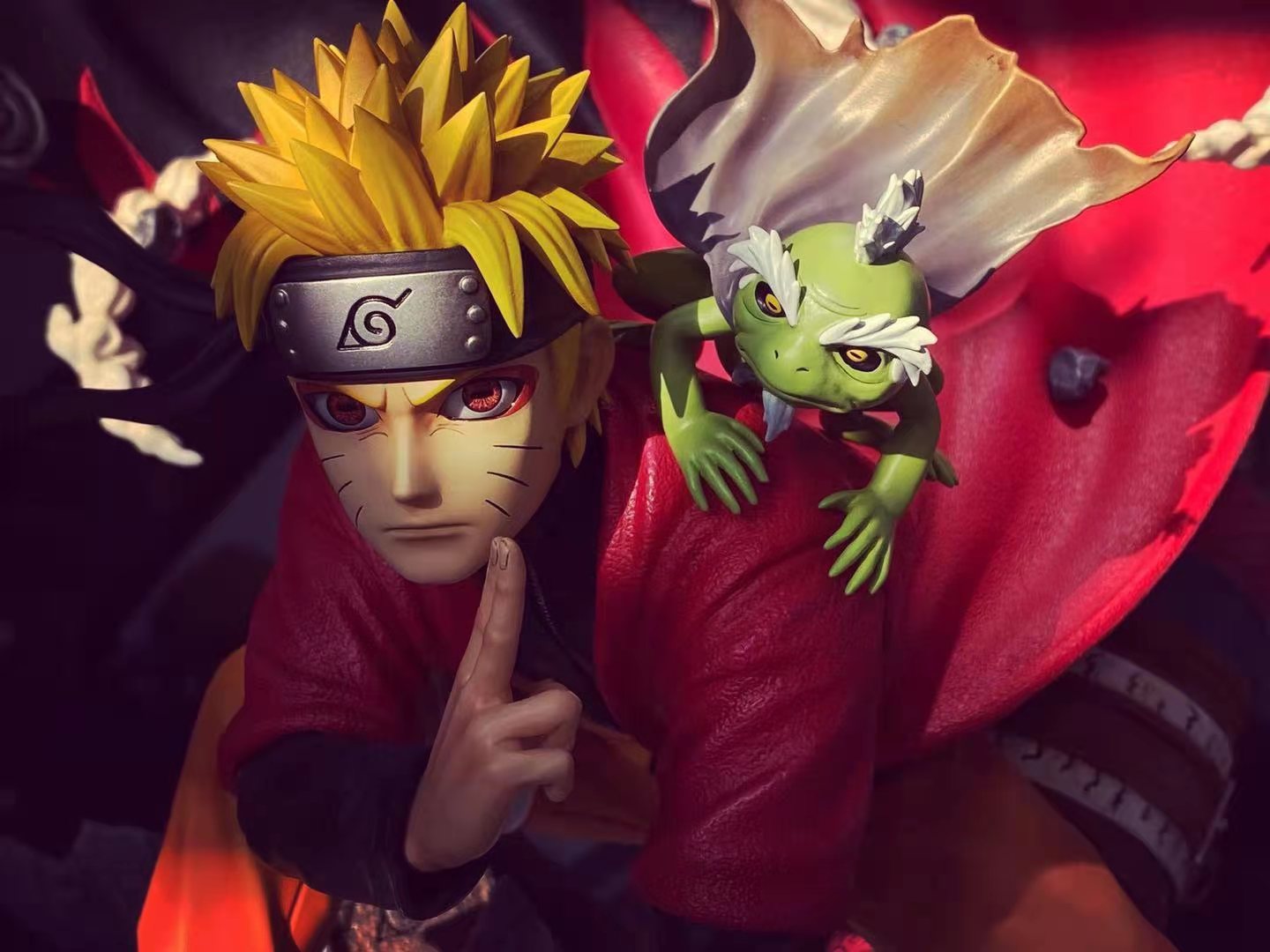In Stock】MH Studio Naruto Immortal mode Naruto うずまき