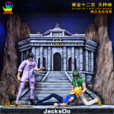 【In Stock】JacksDo Saint Seiya the zodiac constellations JK.Scene-30 Ⅶ BOX Zodiac Libra Diorama Resin Statue