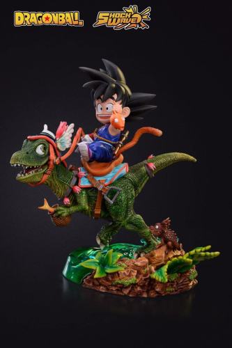 【Pre order】Shock Wave Studio Dragon Ball Z The Childhood Goku Riding Dragon Statue Deposit