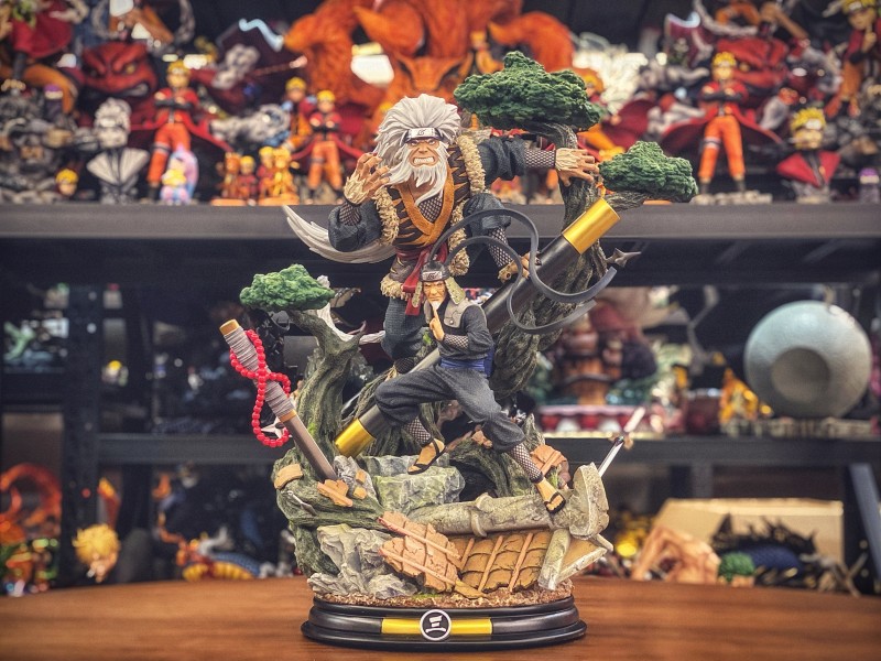 【In Stock】Clouds Studio Hokages Resonance Series No.3 Sarutobi Hiruzen Resin Statue