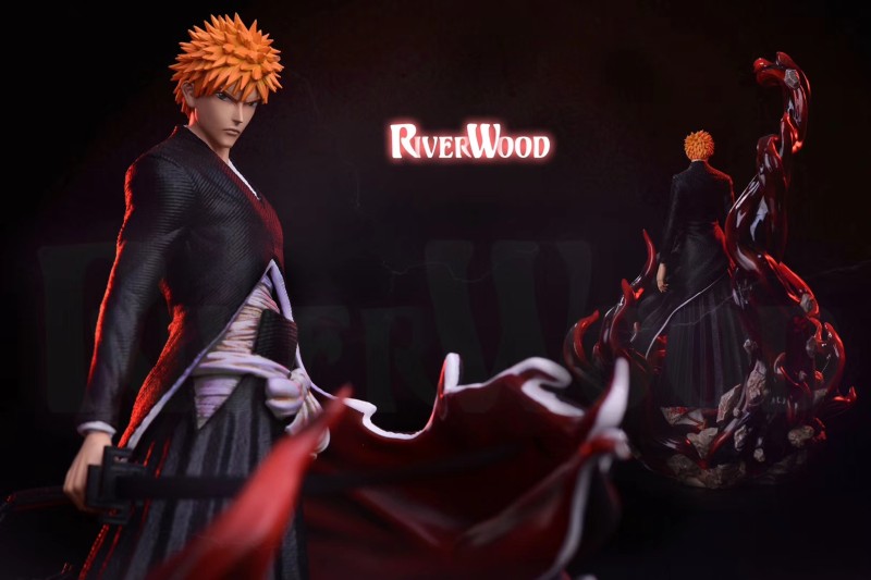 【Pre order】RiverWood Studio BLEACH Kurosaki Ichigo 卍 Resin Statue Deposit