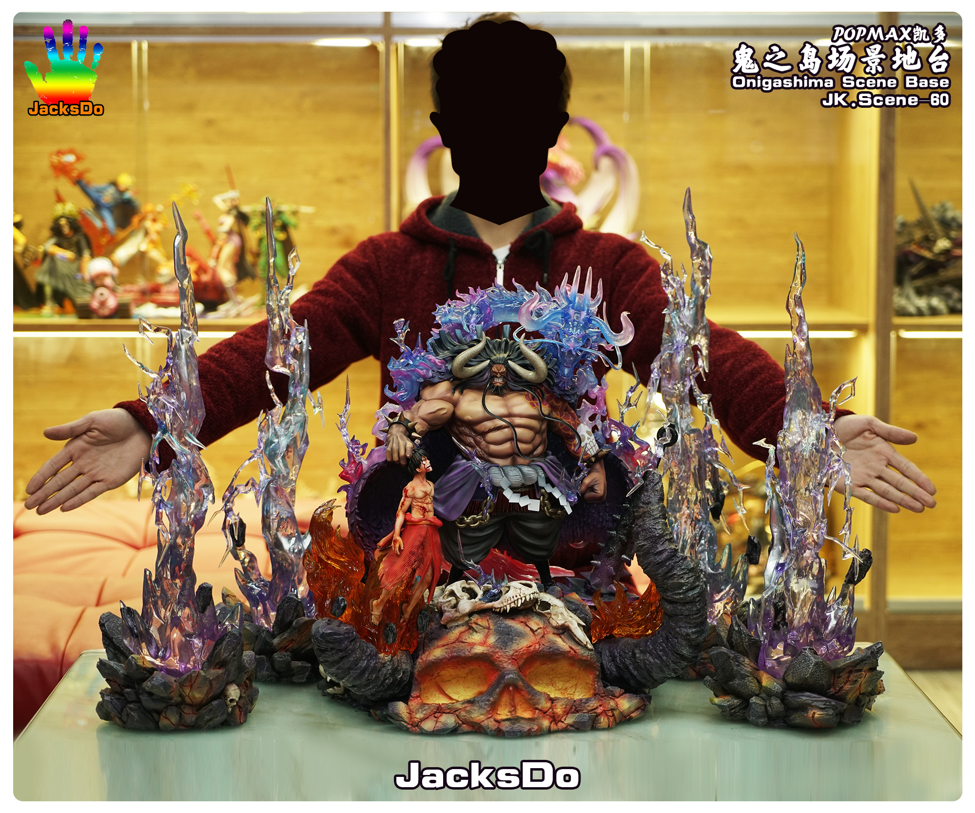 Pre order】JacksDo One Piece POPMAX Kaido Onigashima Scene