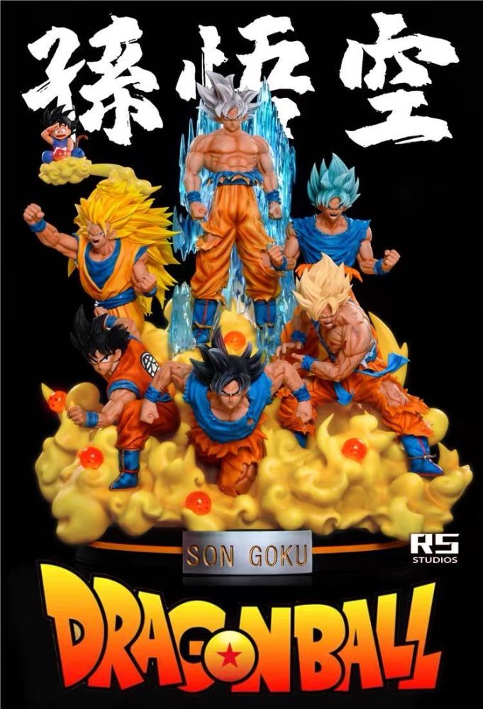 Pre Order】RS STUDIOS Dragon Ball Super Full Forms of Goku Resin Statue  Deposit