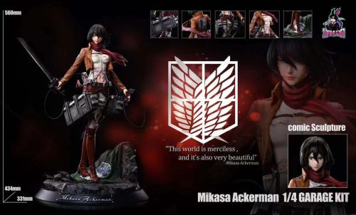 【In Stock】Yakuza Studio Attack on Titan Mikasa·Ackerman Resin Statue