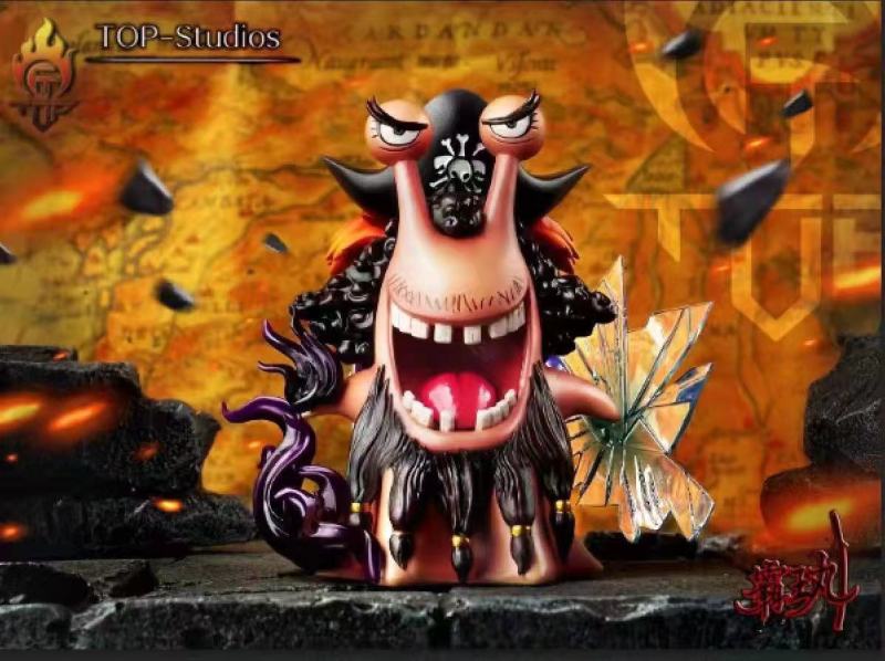 【Pre order】TOP Studio One-Piece Marshall D Teach Black beard Den Den Mushi Resin Statue Deposit