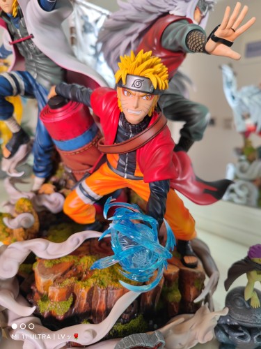 【In Stock】CW&Surge Studio Naruto Predestination Naruto&Jiraya&Namikaze Minato 1:7 Resin Statue
