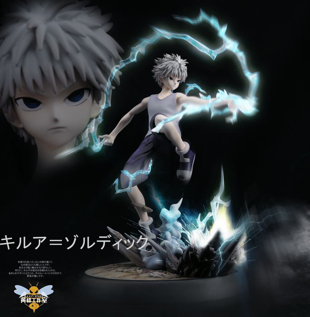 killua resin statue