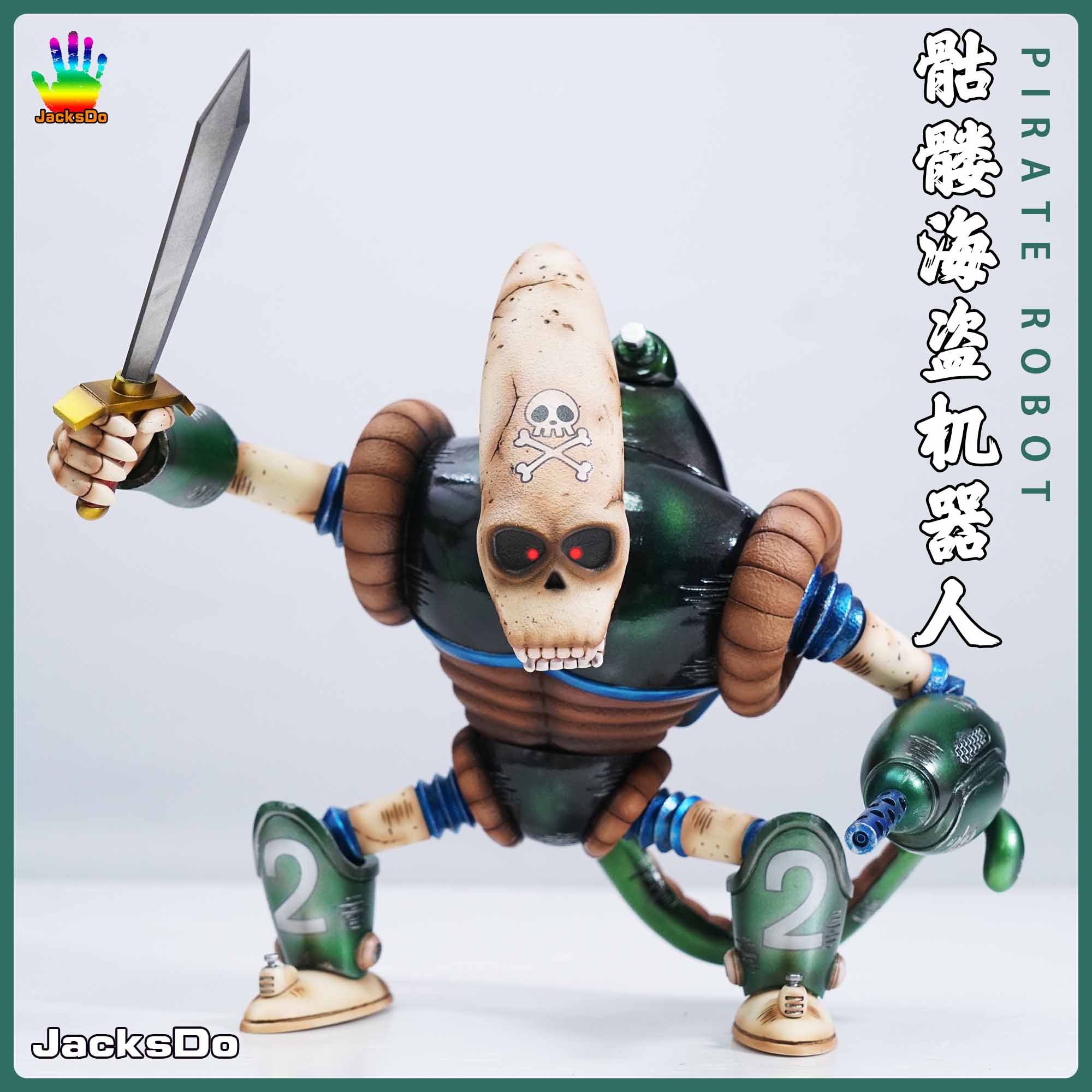 In Stock】JacksDo Dragon Ball Z Pirate Robot Resin Statue