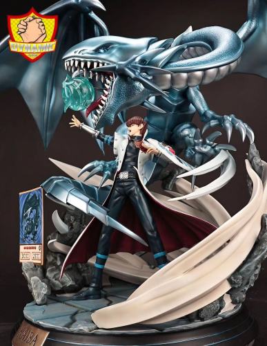 【In Stock】Dynamic studio Duel Monsters Yu-Gi-Oh​ 遊☆戯☆王Kaiba Seto with Blue Eyes White Dragon Resin Statue
