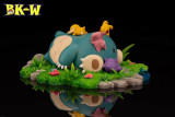 【Pre order】BKW Studio Pokemon Good Night Snorlax Resin Statue Deposit