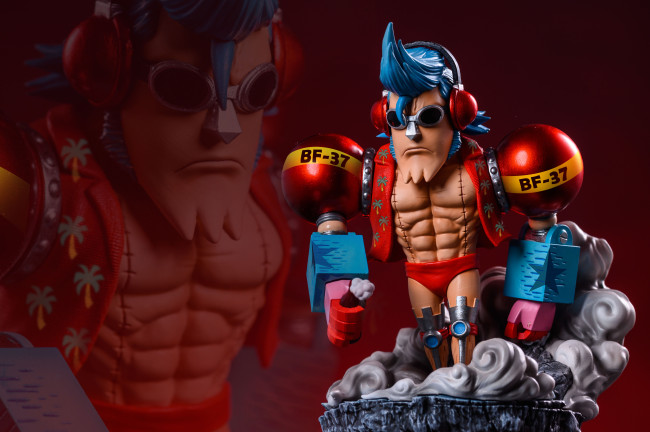 【Pre Order】League Studio One Piece FRANKY Wcf Scale Resin Statue Deposit