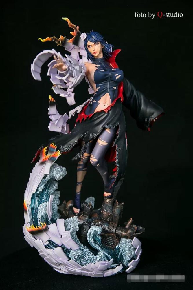 【In Stock】CW Studios Naruto Konan Battle damage 17 Resin Statue