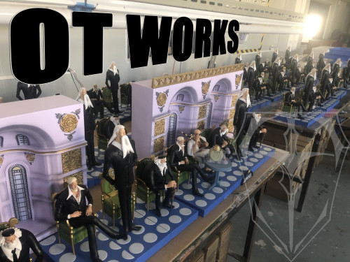【In Stock】OT works One-Piece World Government Gorosei Resin Statue