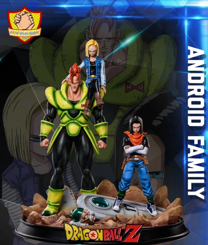 Pre order】Dynamic Studio Dragon Ball Z Android 16 17 18 Resin