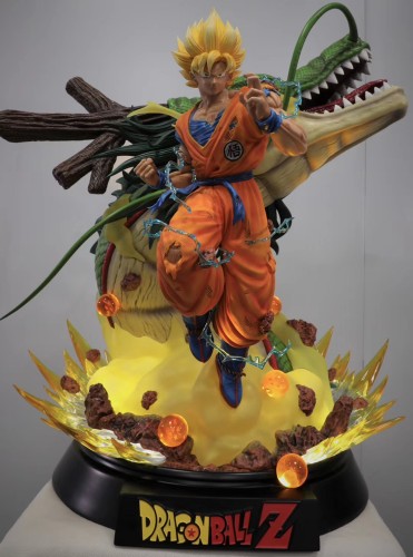 【In Stock】Legendary Studio Dragon Ball Z Goku with Dragon Shenron 1/4 Resin Statue