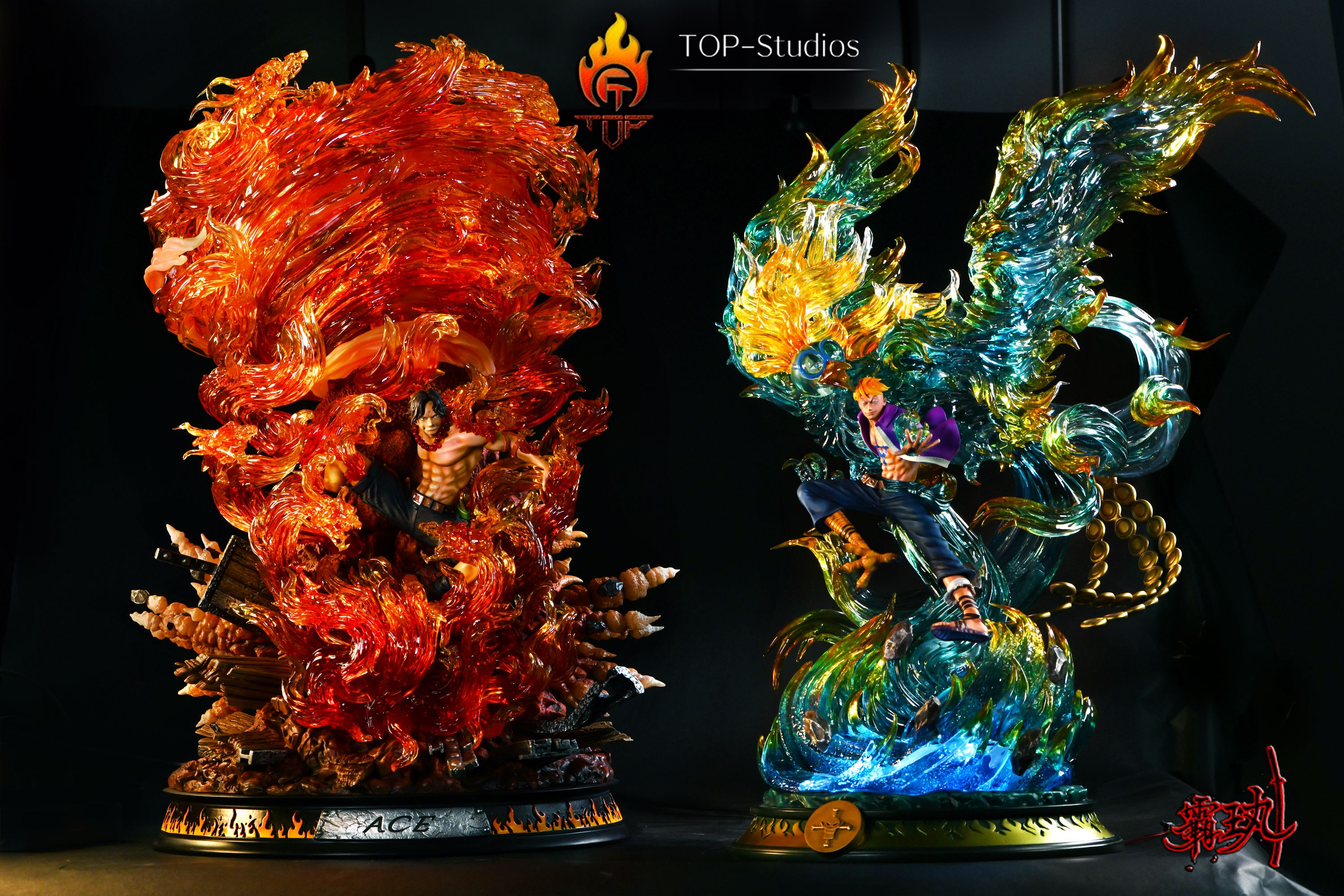 gundoan　Last Sleep Studioエース　S-サイズ One Piece LAST SLEEP Studio Ace Resin Statue - Kaioland