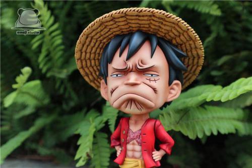 【Pre order】Emoji Studio One Piece Unhappy Luffy Resin Statue Deposit