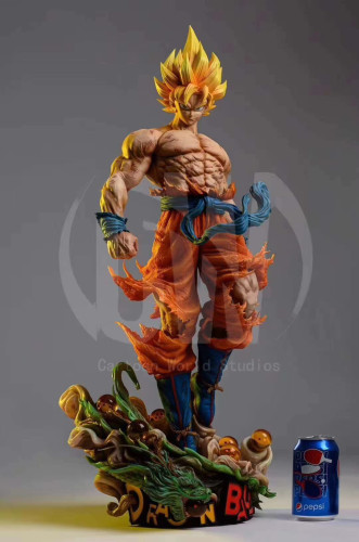【Pre order】CW Studio Dragon Ball Z Goku Super saiyan SSJ2 Resin Statue Deposit