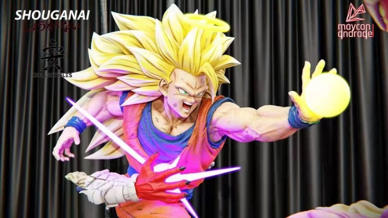 【Pre order】KD Collectibles Dragon Ball Z Super Goku SSJ3 VS Janenba 1/4 Scale Resin Statue Deposit