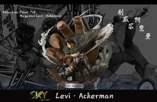 【Pre order】Sky Top Studio Attack on Titan Levi·Ackerman Resin Statue Deposit