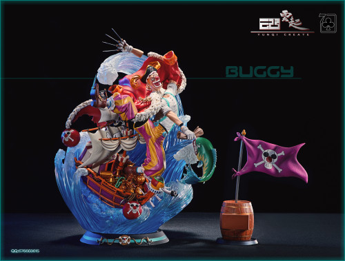 【Pre order】YUNQI CREATE One-Piece Buggy 1:7 Scale Resin Statue Deposit