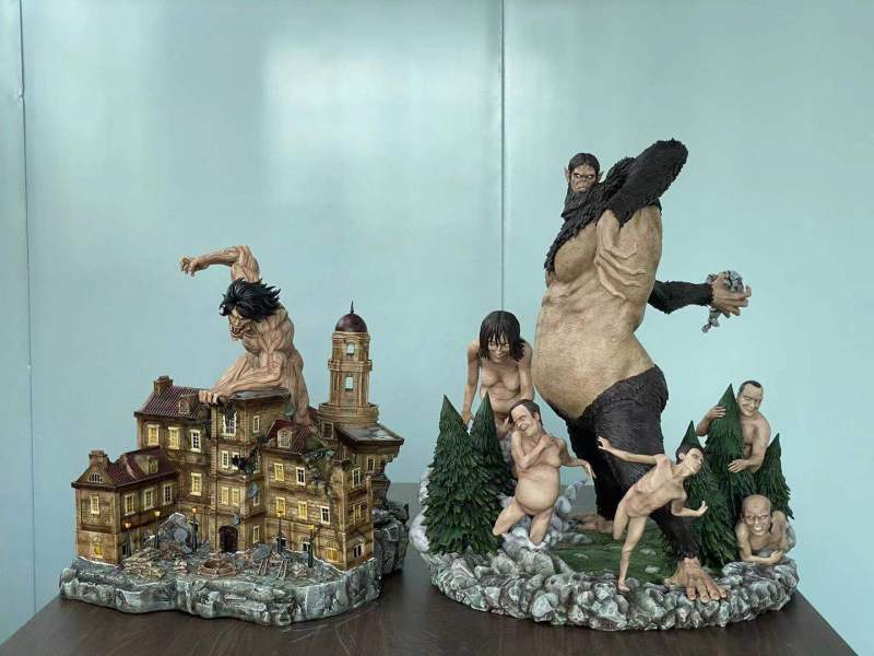 【Pre order】CHIKARA STUDIO Attack on Titan The Beast titan Resin Statue Deposit