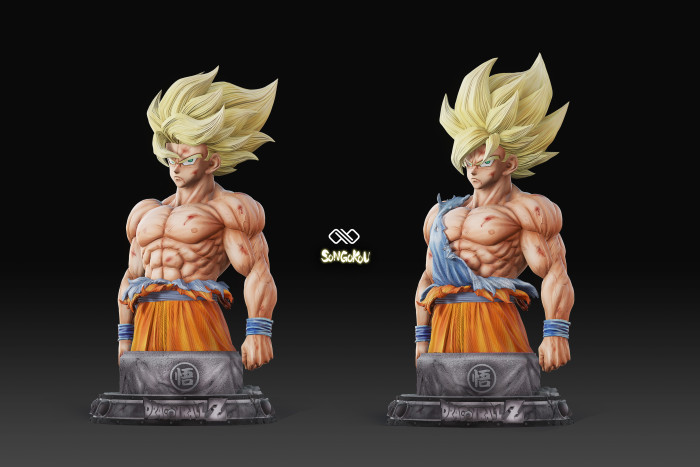 Pre order】Infinite Studio Dragon Ball Z Goku SSJ 1/4 Scale Resin Statue  Deposit