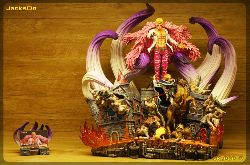 【In Stock】JacksDo Studio One-Piece Doflamingo Control Dressrosa 's Devil Resin Statue