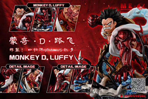【Pre Order】League Studio One Piece Luffy Gear 4 VS Kaido Wcf Scale Resin Statue Deposit