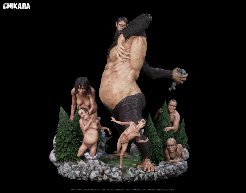 【Pre order】CHIKARA STUDIO Attack on Titan The Beast titan Resin Statue Deposit