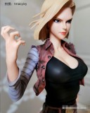 【In Stock】GreenLeaf Studio Dragon Ball Android 81（Android 18 Red suit）1/4 Scale Resin Statue
