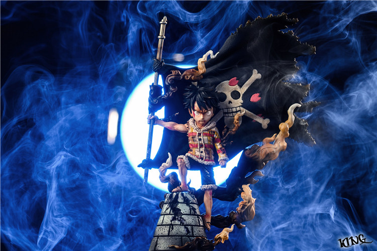 【Pre Order】King Studio One Piece Luffy on the Winter Land SD Resin Statue Deposit