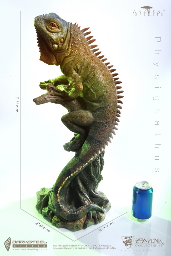 【In Stock】Zen punk 禅朋克& DarkSteel Toys Ancient Spirits Physignathus resin statue