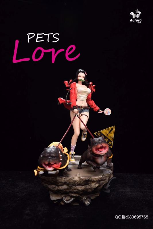 【In Stock】Aurora Studio Demon Slayer Kamado Nezuko Fashion Style Resin Statue