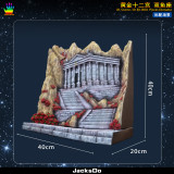 【Pre order】JacksDo Saint Seiya the zodiac constellations JK.Scene-30 XII BOX Zodiac Picses Diorama Resin Statue Deposit